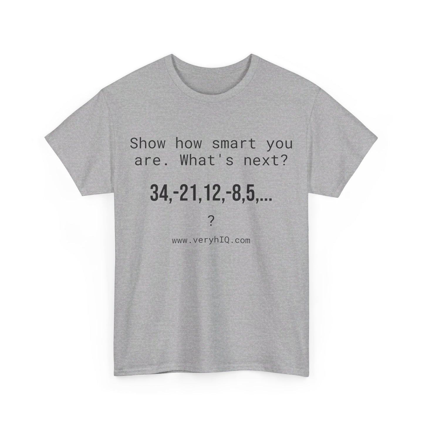 Show how smart you are. 34,-21,12,-8,5,...