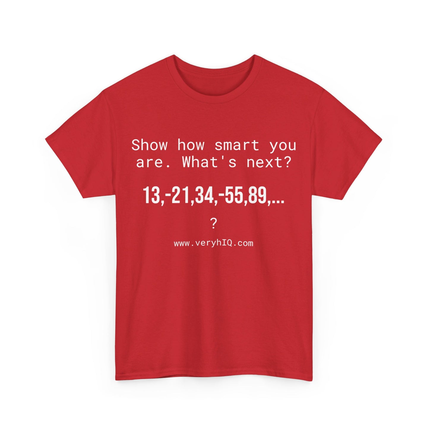 Show how smart you are. 13,-21,34,-55,89,…