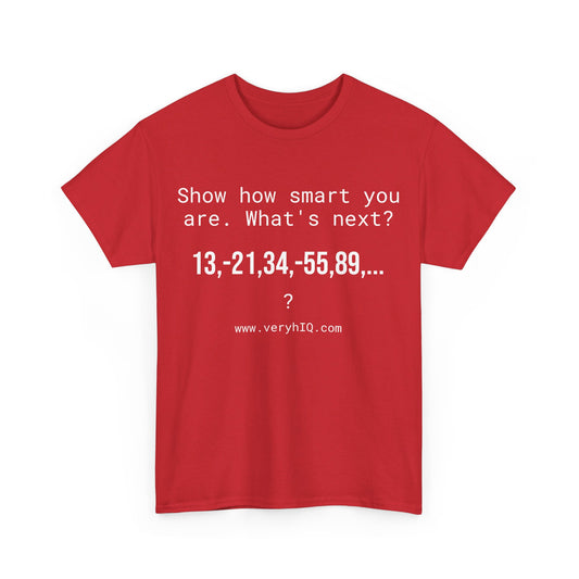 Show how smart you are. 13,-21,34,-55,89,…