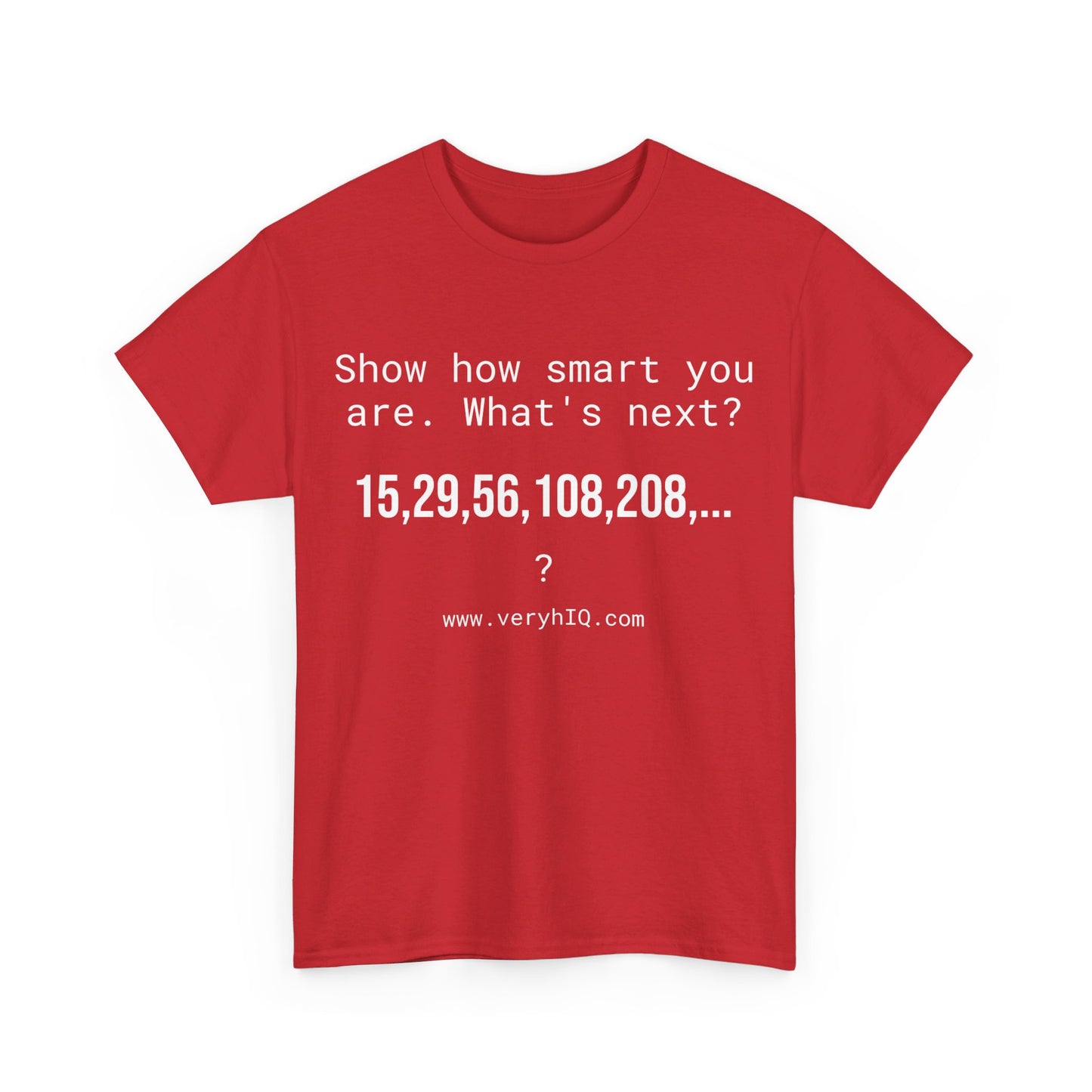 Show how smart you are. 15,29,56,108,208,...