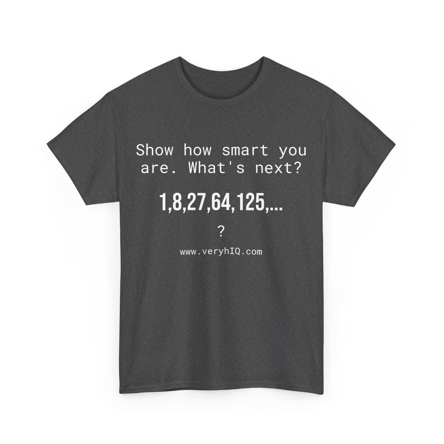 Show how smart you are. 1,8,27,64,125,...