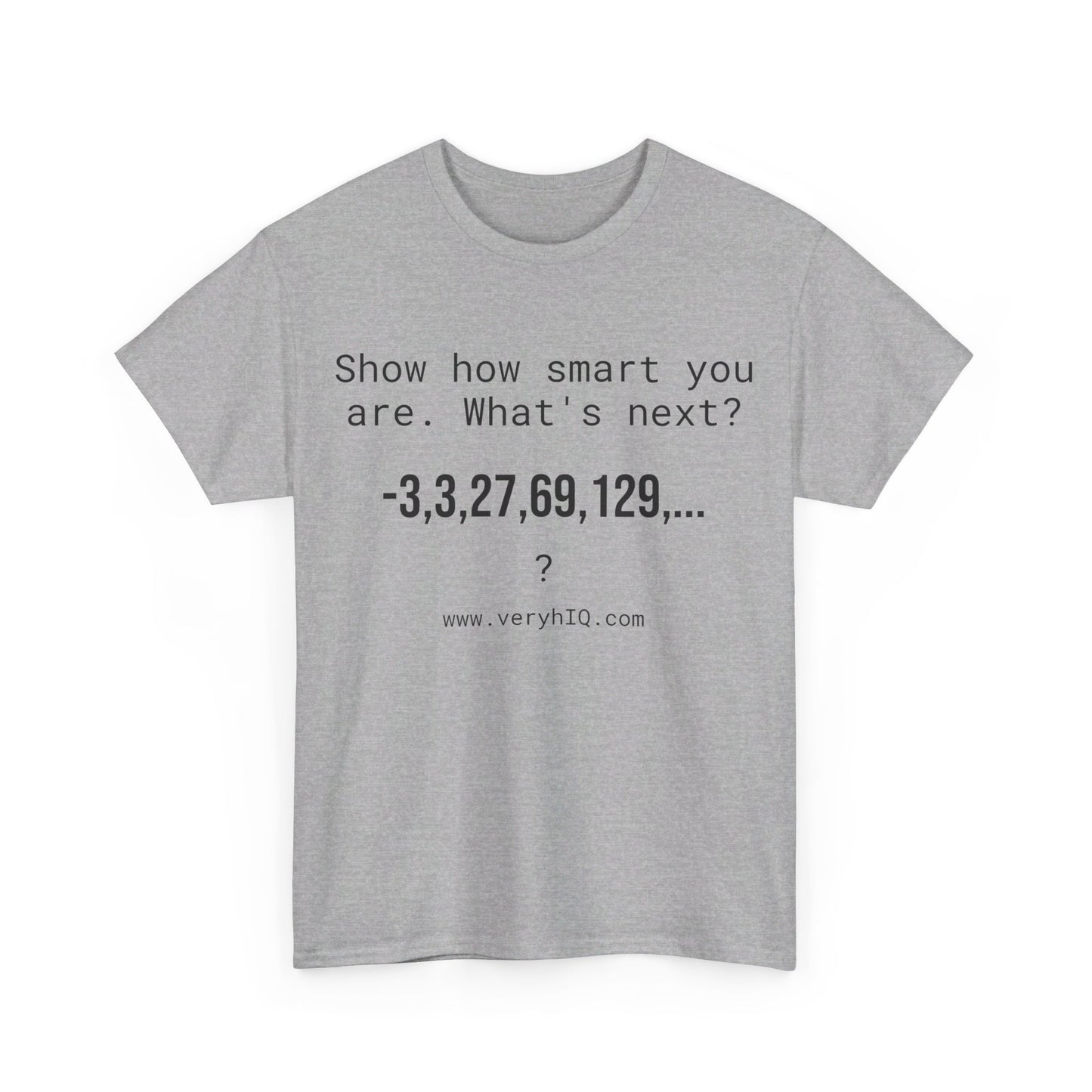 Show how smart you are. -3,3,27,69,129,...