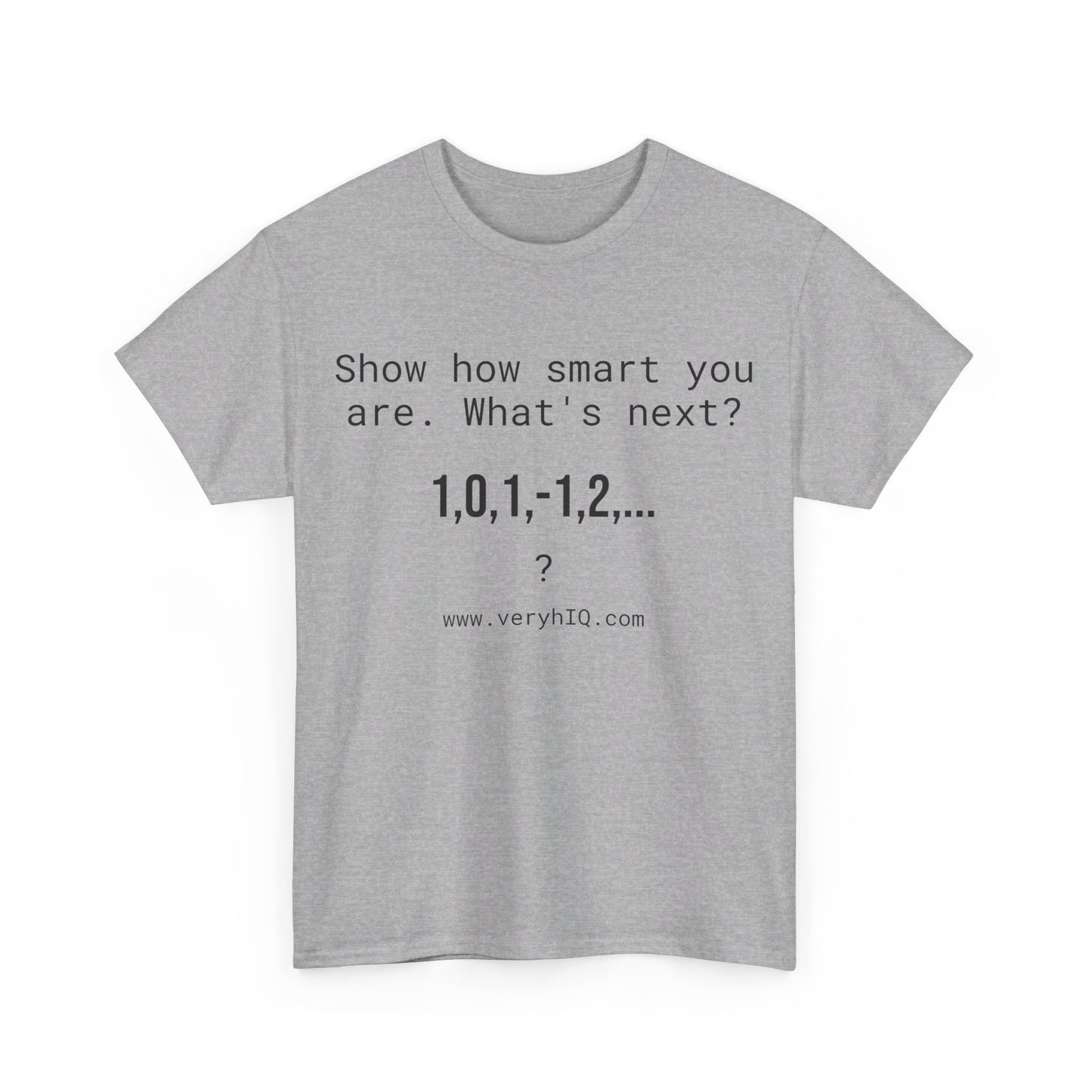 Show how smart you are. 1,0,1,-1,2,...