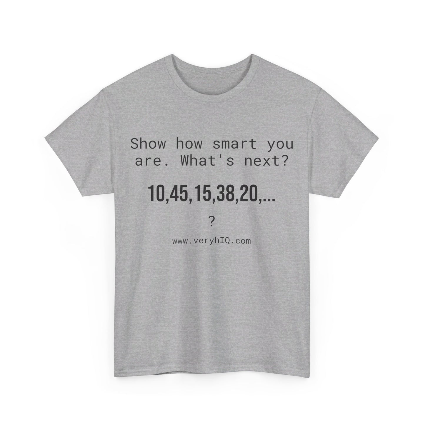 Show how smart you are. 10,45,15,38,20,...