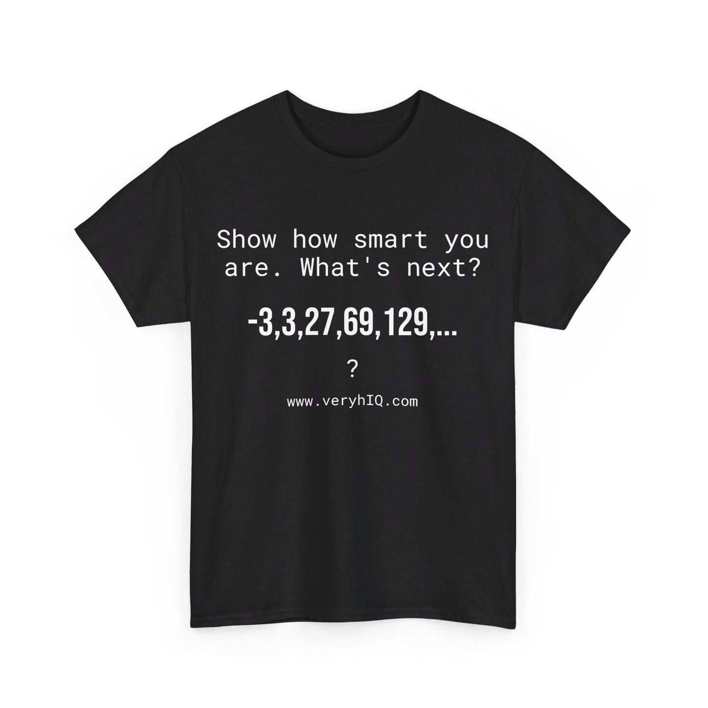 Show how smart you are. -3,3,27,69,129,...