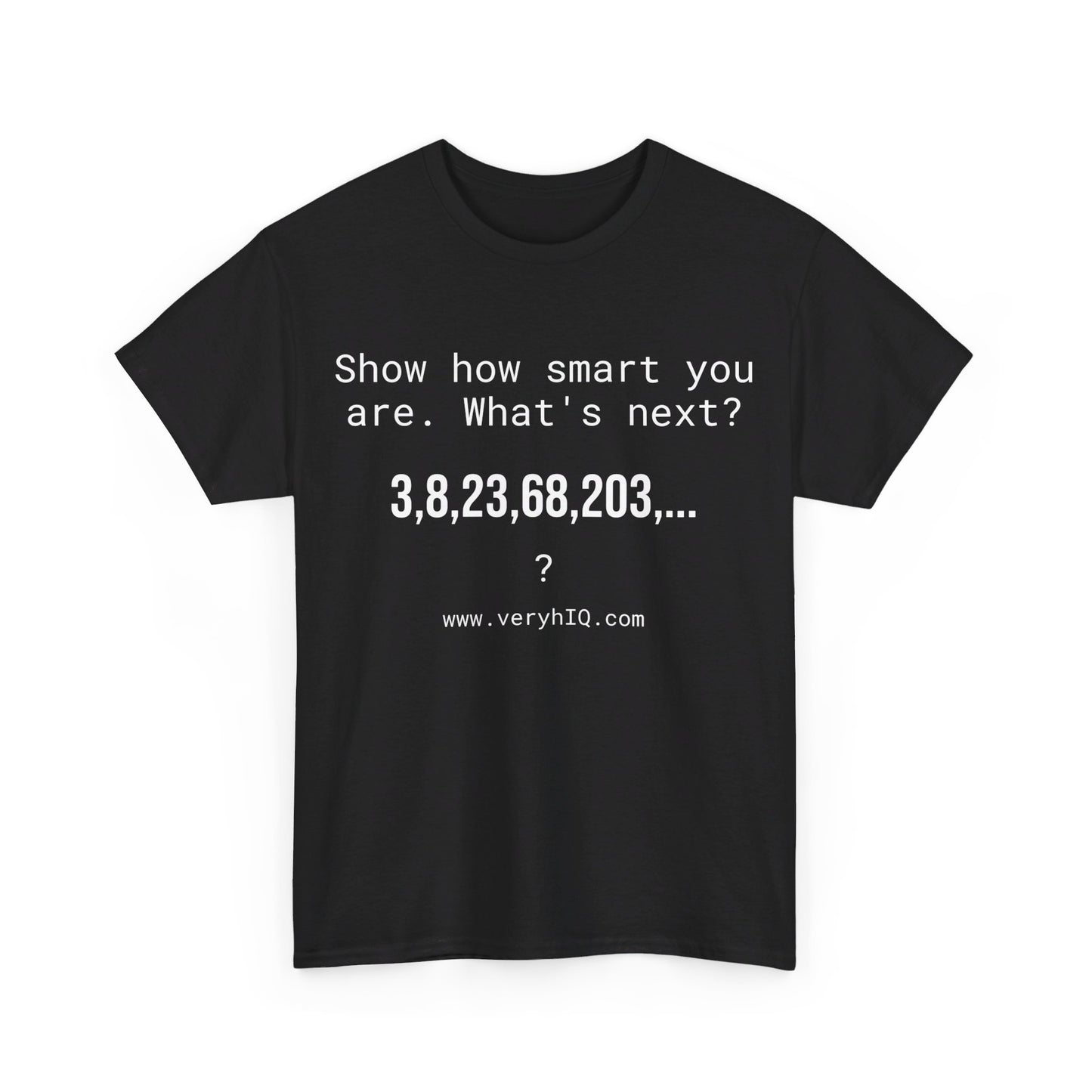 Show how smart you are. 3,8,23,68,203,...